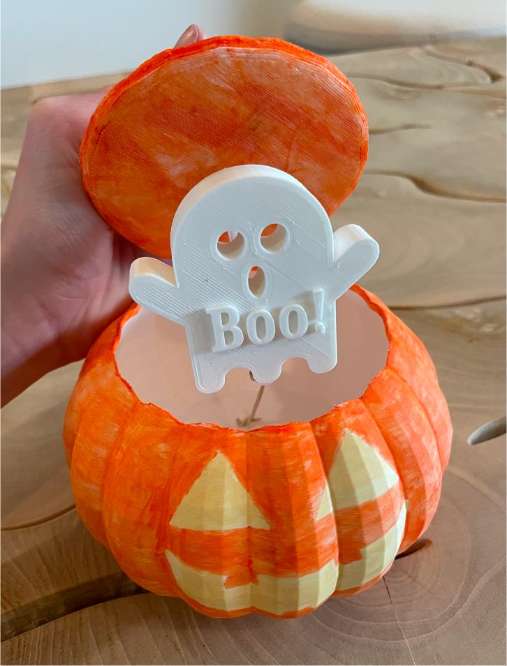Pumpkin Ghost Pop Out